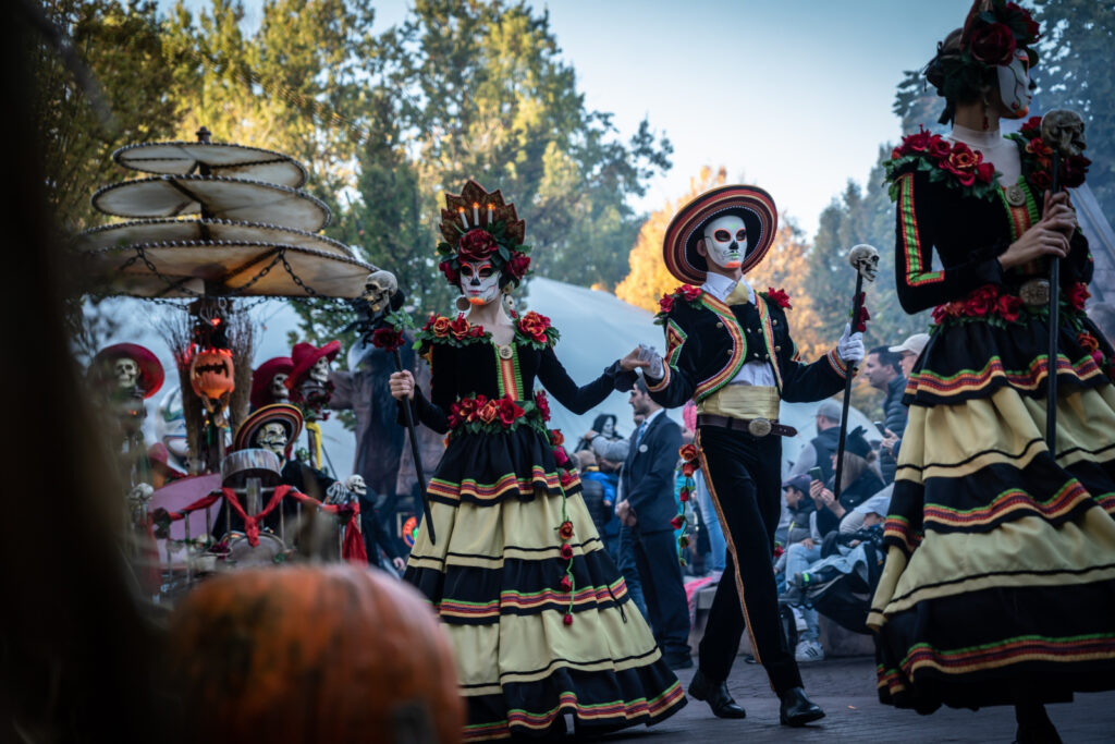 Halloweenparade im Europ-Park in Rust