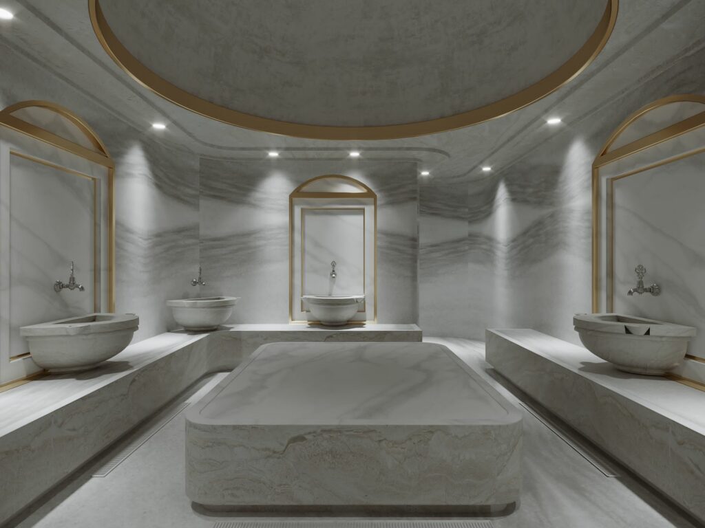 Blick das Hammam des Hotel Babylon Royal in Ringsheim