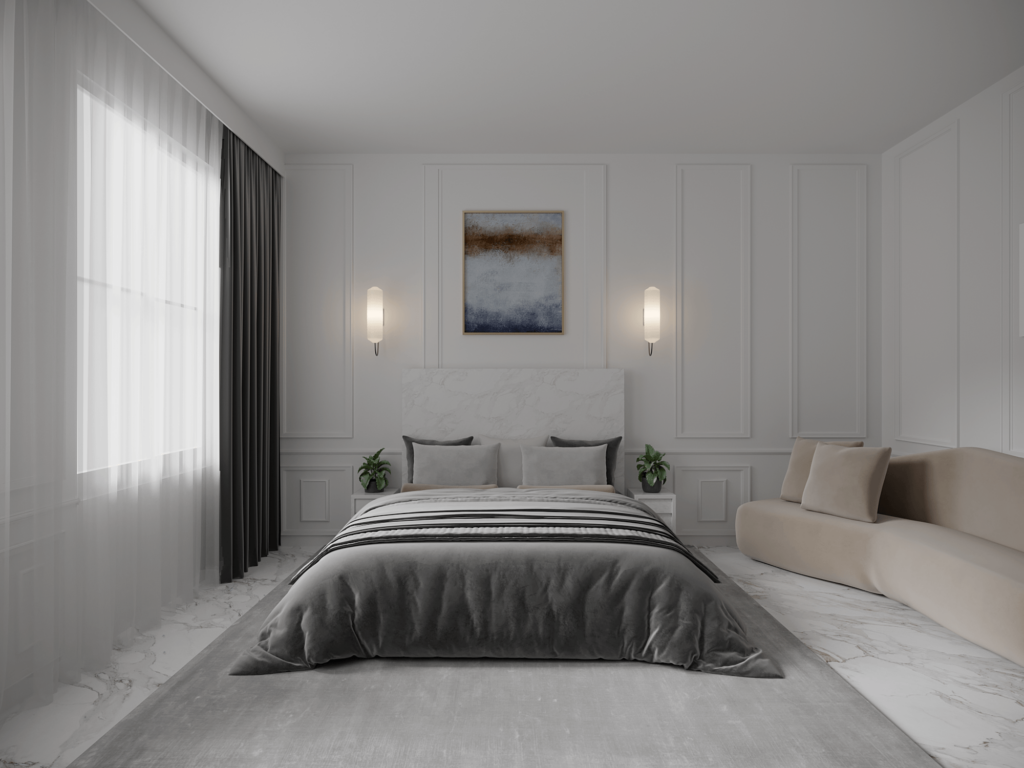Blick in ein Hotelzimmers des Hotel Babylon Royal in Ringsheim
