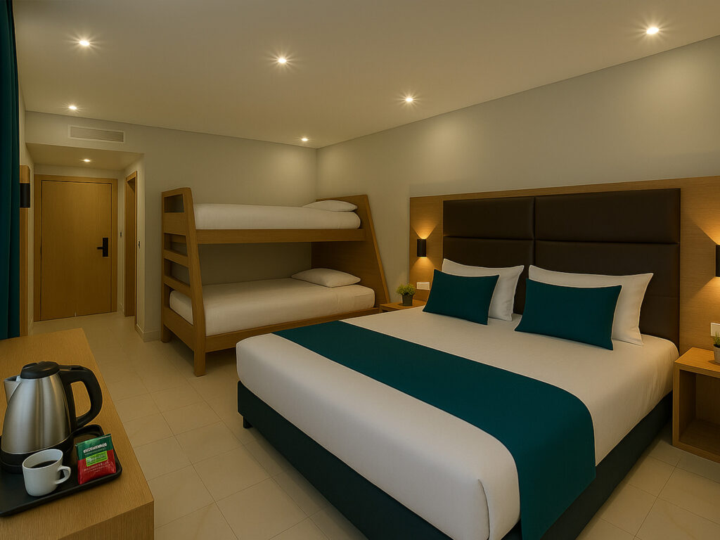 Familienzimmer im Hotel Babylon Royal in Ringsheim